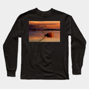 Lonely gaita at the lagoon of Messolonghi Long Sleeve T-Shirt